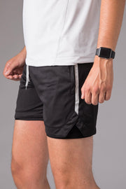 Jet Black: sportbroek met binnenbroek voor je telefoon - TallDutchman Sportbroek