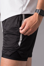 Jet Black: sportbroek met binnenbroek voor je telefoon - TallDutchman Sportbroek