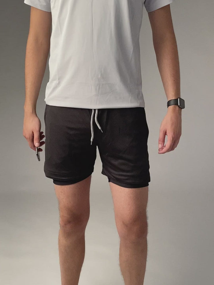 Jet Black: sportbroek met binnenbroek voor je telefoon